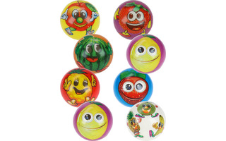 Мяч  6см ППУ "Фруктики" ММ-9819