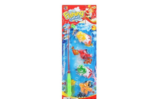 Игра "Рыбалка" 1 удочка+4 рыбки 17*48см B2150438 370135