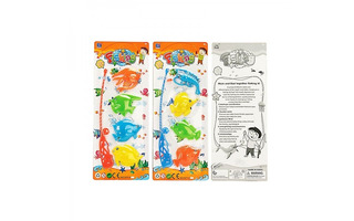 Игра "Рыбалка" 1 удочка+4 рыбки 13*32см I956-H19016 369585