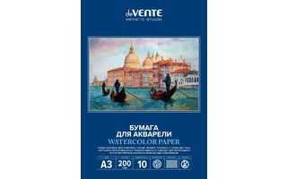 Папка для акварели А3 10л "deVente.ARTISTIC STUDIO.Венеция" 200г/м² мелкое зерно 2131304