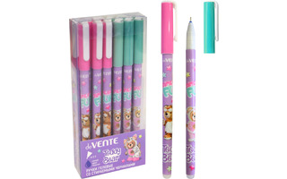 Ручка Пиши-стирай гелевая "deVente.Teddy Bear" синяя 0,5мм с ластиком 5051433