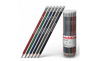Карандаш ч\гр "Erich Krause.Deep Classic НВ" с ластиком трехгран. 60719