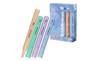 Текстовыделитель "ErichKrause.Visioline V-17 Pastel Bloom" ассорти 60808 0,6-4,5мм