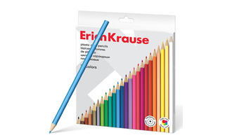 Карандаши 24 цв "Erich Krause" пластик 61789