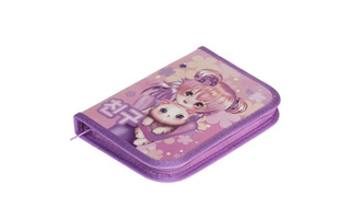 Пенал 1 отд "Аниме с котиком" 190*130 с табл.умнож. NPn_44029 Hatber