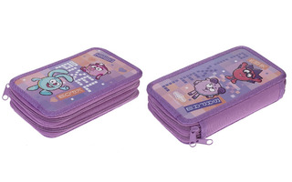 Пенал 2 отд "Смешарики" 190*110мм NPn_47087 Хатбер