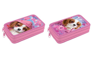 Пенал 2 отд "Милая мордашка" 190*110мм NPn_47073 Хатбер