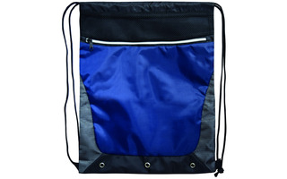 Мешок для обуви "deVENTE.Синий" 35*44см с карманом 7040943