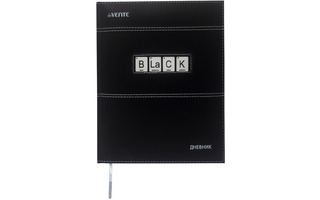 Дневник школьный 1-11 кл обложка поролон "deVente.Black" иск.кожа 2022266