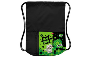 Мешок для обуви "Моя игра - Пиксель" 34*41см 2отд с карманом NMn_30066 084206 Hatber