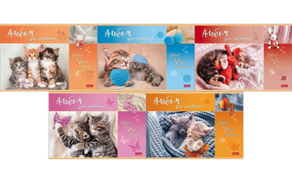 Альбом для рисования 16л "Мяу-Котики" 16А4В 086277 Хатбер