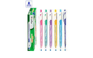 Ручка шариковая "Flexoffice.Супер тренд" на масл основе автомат синяя 0,7мм FO-GELB09MIX BLUE 982