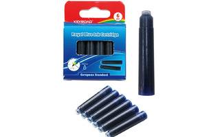 Чернильные картриджи в наборе синие 6шт (ЦЕНА ЗА НАБОР) KEYROAD KR971339 подходят для роллеров