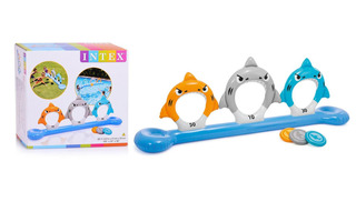 Надувные кольца для метания тарелок "Акулы" 267*51*91см 57501