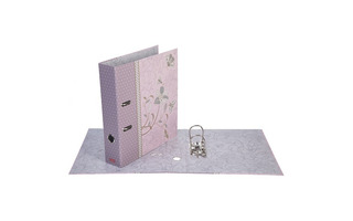 Папка-регистратор 70мм "Hatber.Muse" мат.ламин. ПР4_085577