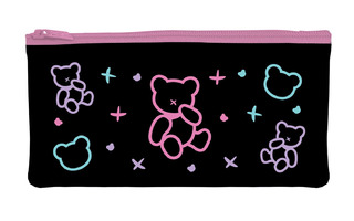 Пенал косметичка "Мой мишка" 205*110 на молнии NPk_63174 Hatber