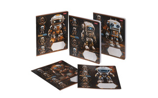 Тетрадь 18л "Робо" линия 18Т5В2 086603 Хатбер