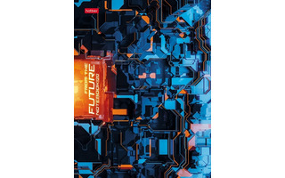 Бизнес-блокнот А5 120л "Стиль будущего" тв.пер. 5-цвет.блок 120ББ5В1_30820 084926 Хатбер