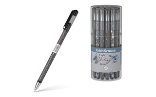 Ручка гелевая "Erich Krause.Frozen Beauty" 0.38мм черная 54531