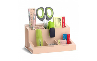 Органайзер "Erich Krause.Leader.Powder" 10 предметов розовый 55670