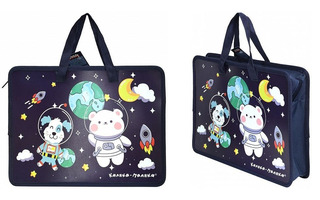 Папка для тетрадей А4 "Каляка-Маляка" молния с ручками 33*26*75мм ПТРА4КМ-С