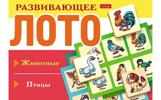 Лото "Животные, птицы" 48 фишек 8РЛ_28908