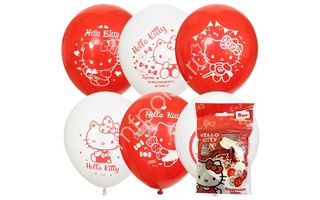 Набор шаров  5 шт "Hello Kitty" (ЦЕНА ЗА НАБОР) 312029