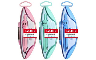 Готовальня  2 предм. deVente.Pastel 5093001