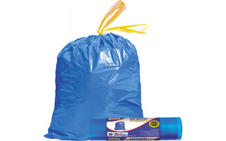 Мешки для мусора  35л/15шт deVente.CleanLab 50*60см ПНД 12мкм с завязками 9050711