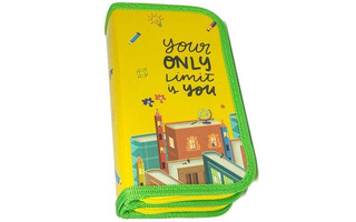 Пенал 2 отд ПО-09 "Книжный город" большой 190*105