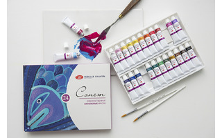 Краски  акрил 24цв "Сонет" 10мл туба 28411851