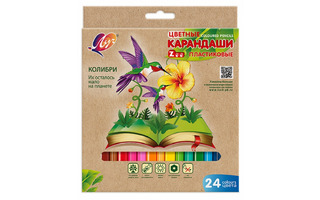 Карандаши 24 цв "Луч.Zoo" пластик 29С 1742-08