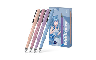 Ручка шариковая "Erich Krause.Severe Stick Manga.Super Glide Technology" синяя 0,7мм 61052