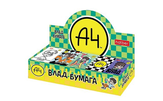 Блокнот А7  48л "Влад А4" склейка 48Б7В1к 087488 дисплей Хатбер