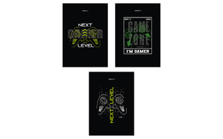 Тетрадь А4  48 л "Геймер" клетка лак 14585/3  АкХолд