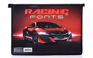 Папка для тетрадей А4 ПМ-А4-291 "RED CAR" 1 отд молния