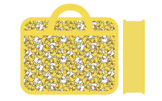 Папка для тетрадей А4 ПМ-А4-251 "Уточки" 33*26*12см 1отд молния с ручками