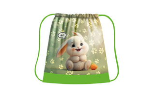 Мешок для обуви СДС-53 "Счастливый зайка" 410*490мм МАКСИ