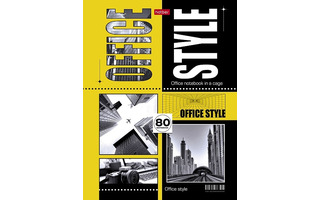 Бизнес-блокнот А5  80л "Office Style" тв.пер. 5-цвет.блок 80ББ5В1_29922 084939 Хатбер