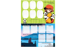 Расписание уроков А3 "Японский стиль" 367875 BG