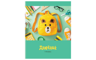 Дневник школьный 1-4 кл обложка интегральная "Пора в школу" Д5и48_лм_вл 12704 BG