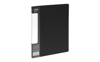 Папка  30 файлов "СТАММ.Стандарт" 17мм 600мкм ММ-30619 черная