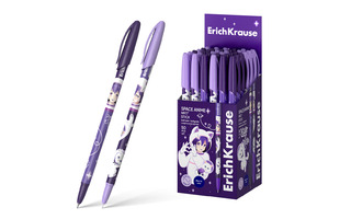 Ручка шариковая "Erich Krause.Neo Stick Space Anime" синяя 0,7мм 61014