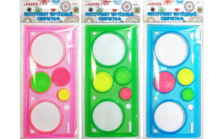 Линейка-спирограф 20см deVente 5091907