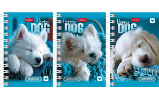 Записная книжка А7  40л "Носики и ушки" гребень 40ЗК7В1гр 087522 Хатбер