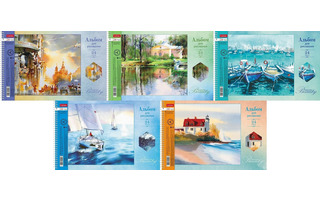 Альбом для рисования 24л "Красота вокруг нас" спираль 24А4тВсп 062565 Хатбер