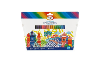 Фломастеры 24цв "Классические" 130822_24 356545Гамма