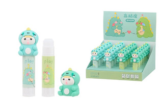 Клей-карандаш  9г "Basir.Динозаврик" с фигуркой JD-6607