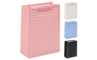 Сумка ламинированная 18*24 "Грани" конгрев тисн.фольгой 210г/м² ассорти 232081