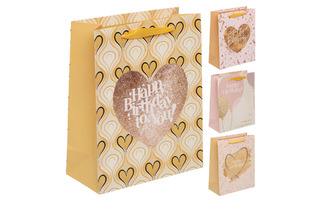 Сумка ламинированная 26*32 "Happy Birthday" 210г/м² ассорти 231976